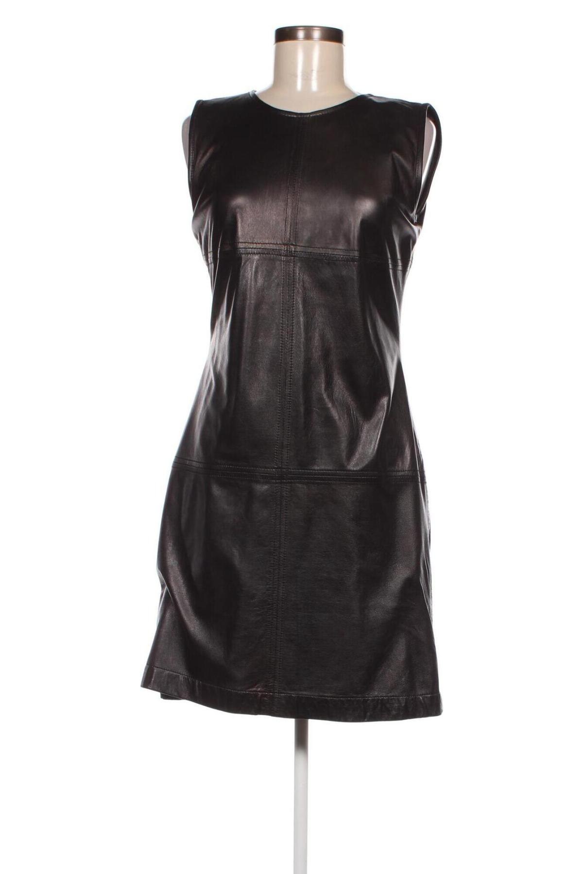 Δερμάτινο φόρεμα Zara, Μέγεθος L, Χρώμα Καφέ, Τιμή 30,08 €