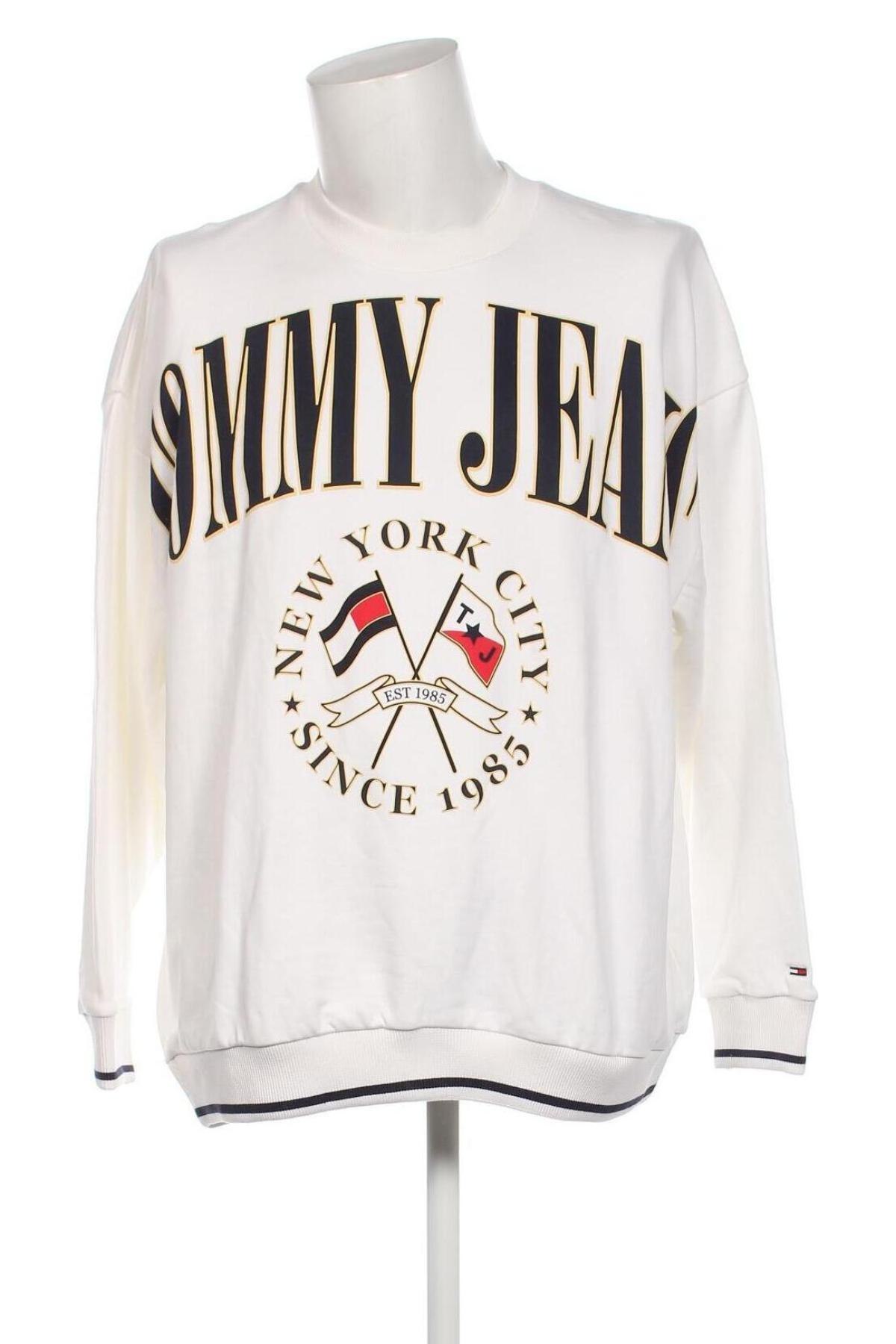 Ανδρική μπλούζα Tommy Jeans, Μέγεθος L, Χρώμα Λευκό, Τιμή 70,10 €