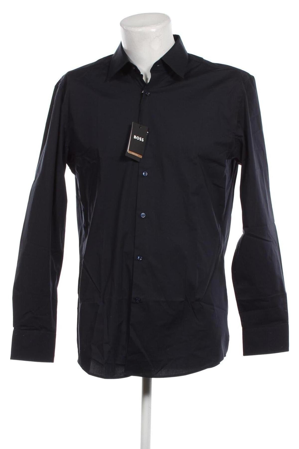 Ανδρικό πουκάμισο BOSS, Μέγεθος XL, Χρώμα Μπλέ, Τιμή 102,58 €