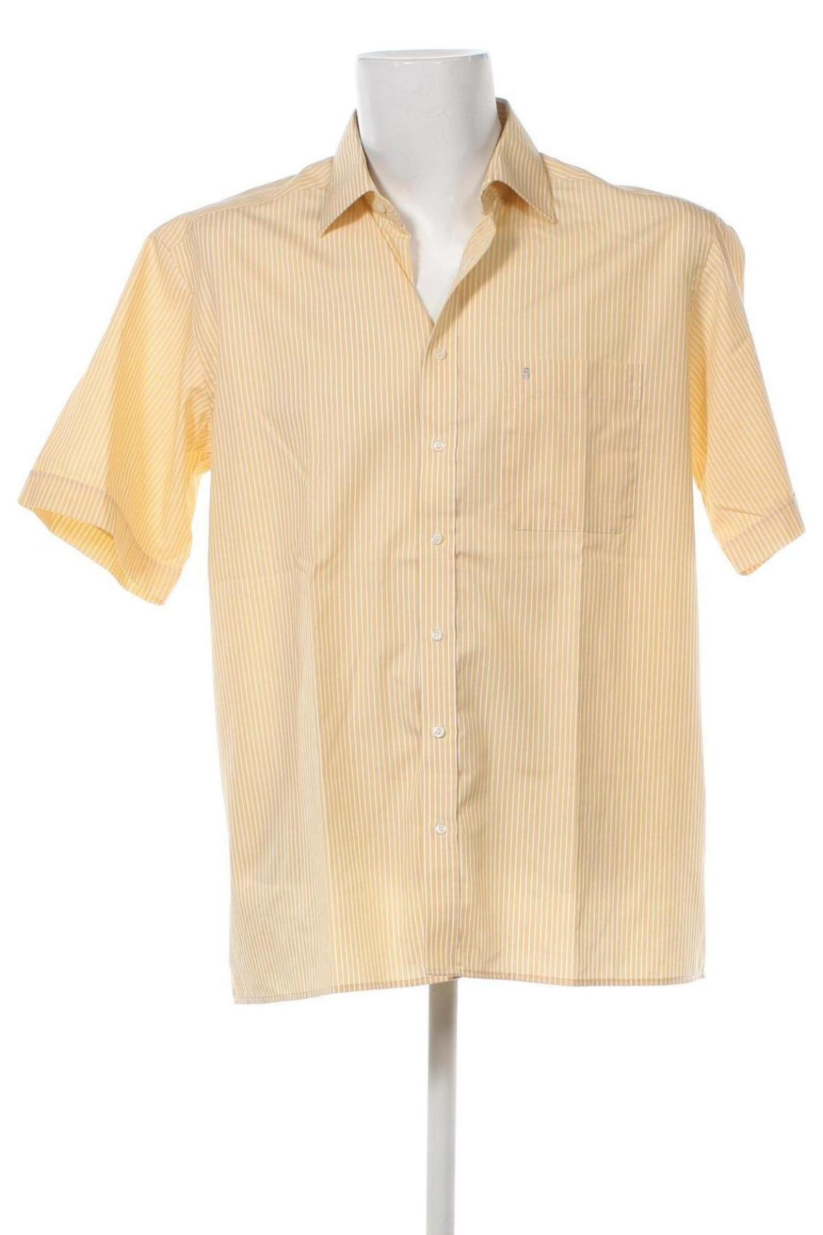 Ανδρικό πουκάμισο Eterna  Excellent, Μέγεθος XL, Χρώμα Κίτρινο, Τιμή 8,61 €