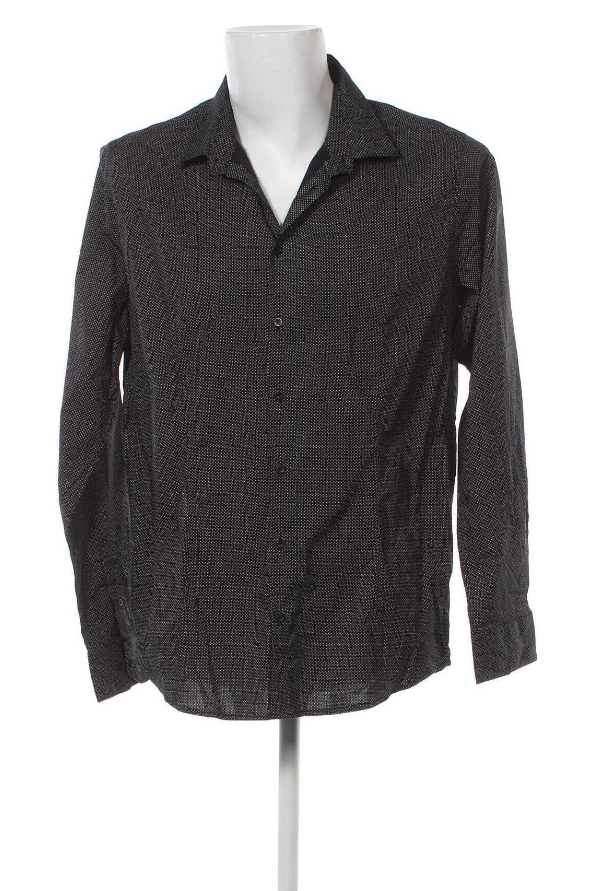 Мъжка риза Hamaki-Ho, Размер XXL, Цвят Черен, Цена 22,62 лв.
