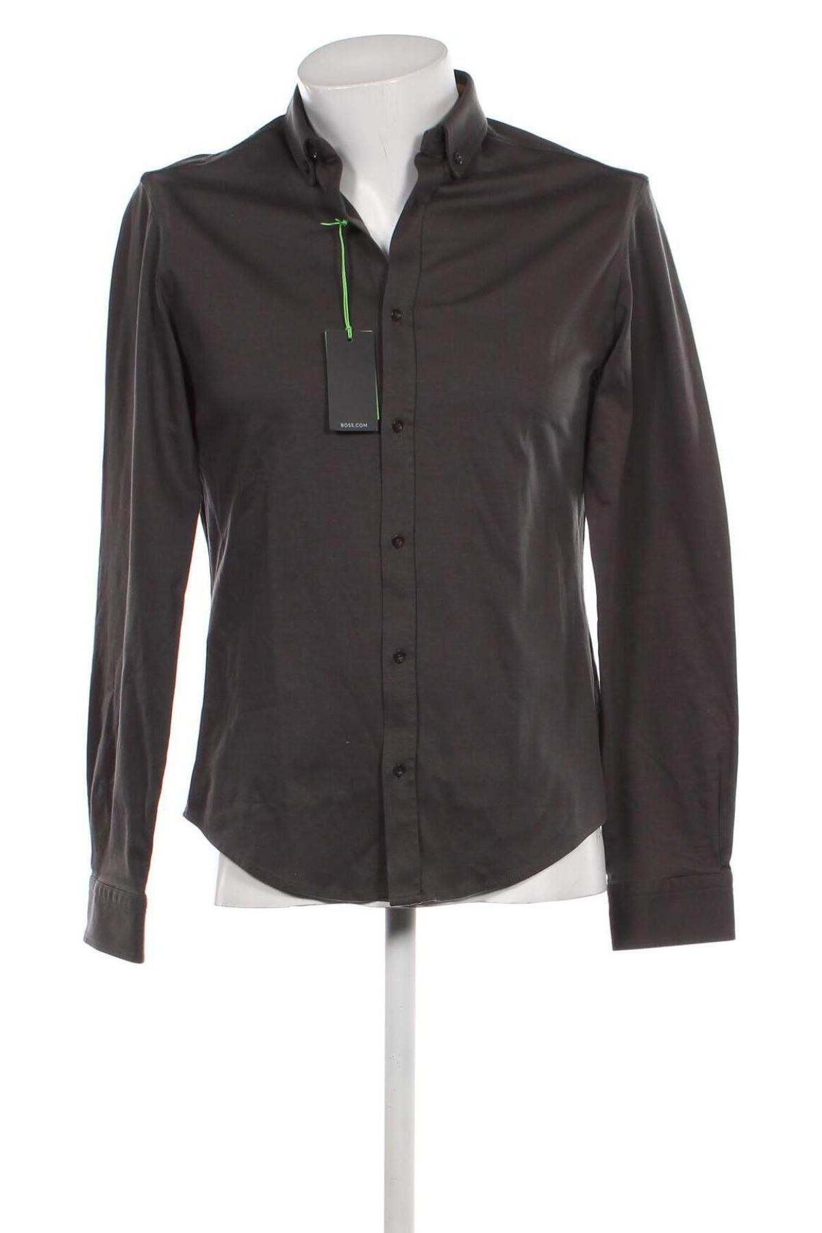 Herrenhemd Hugo Boss, Größe S, Farbe Grau, Preis 102,58 €