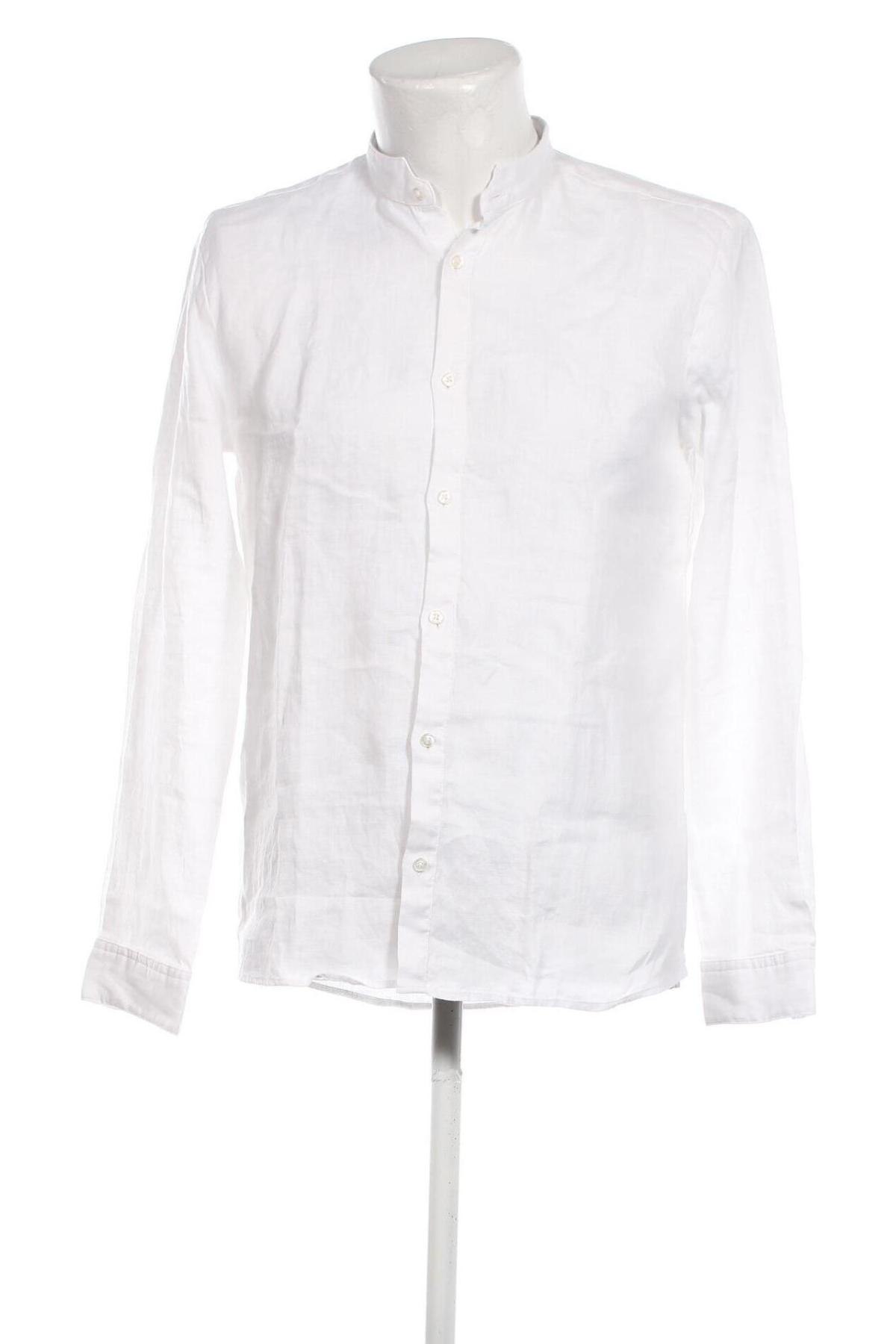 Ανδρικό πουκάμισο Hugo Boss, Μέγεθος S, Χρώμα Λευκό, Τιμή 100,53 €