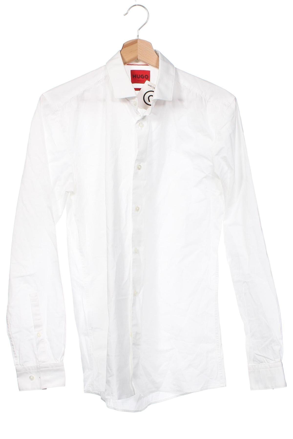 Ανδρικό πουκάμισο Hugo Boss, Μέγεθος M, Χρώμα Λευκό, Τιμή 69,75 €