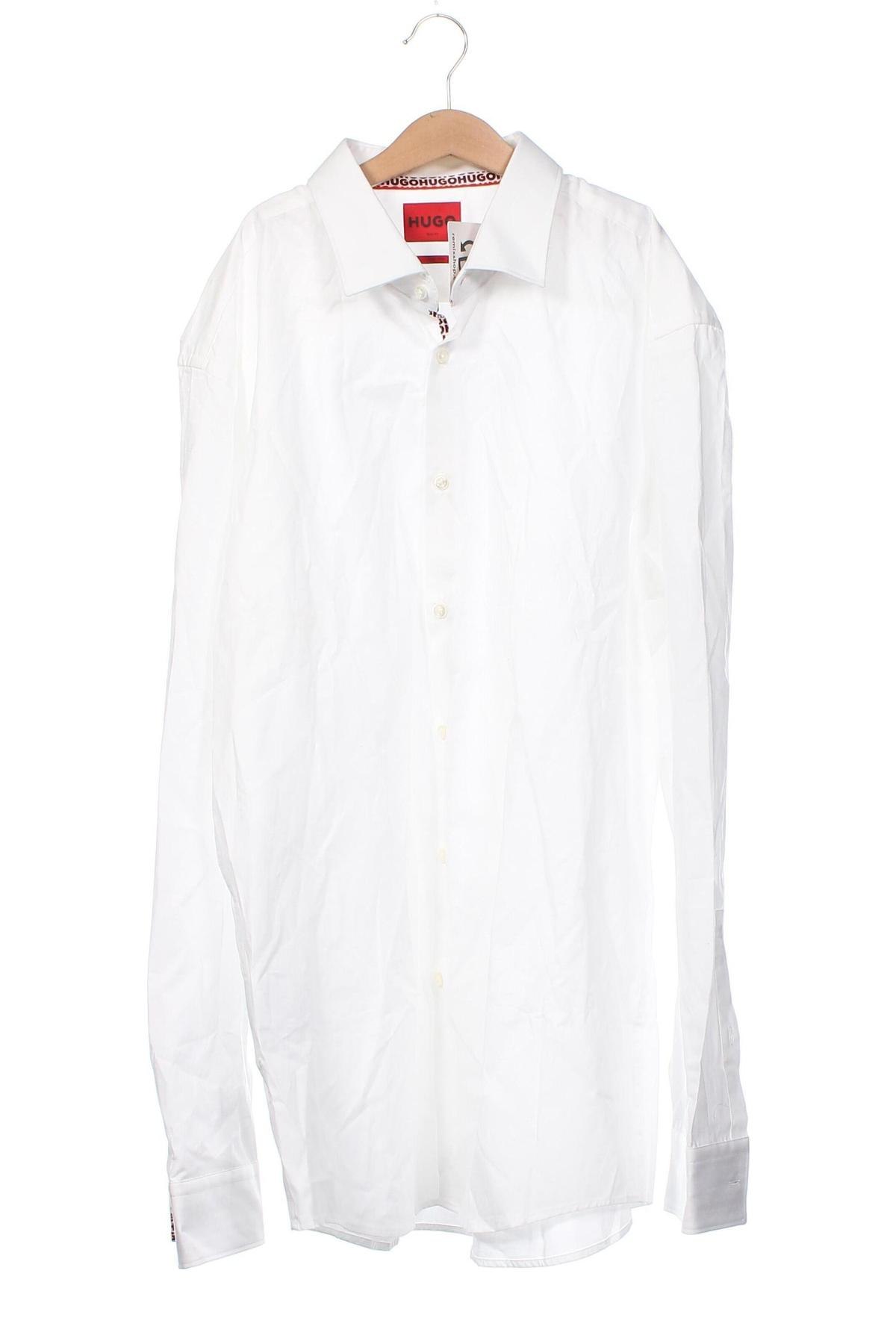 Ανδρικό πουκάμισο Hugo Boss, Μέγεθος XL, Χρώμα Λευκό, Τιμή 88,22 €