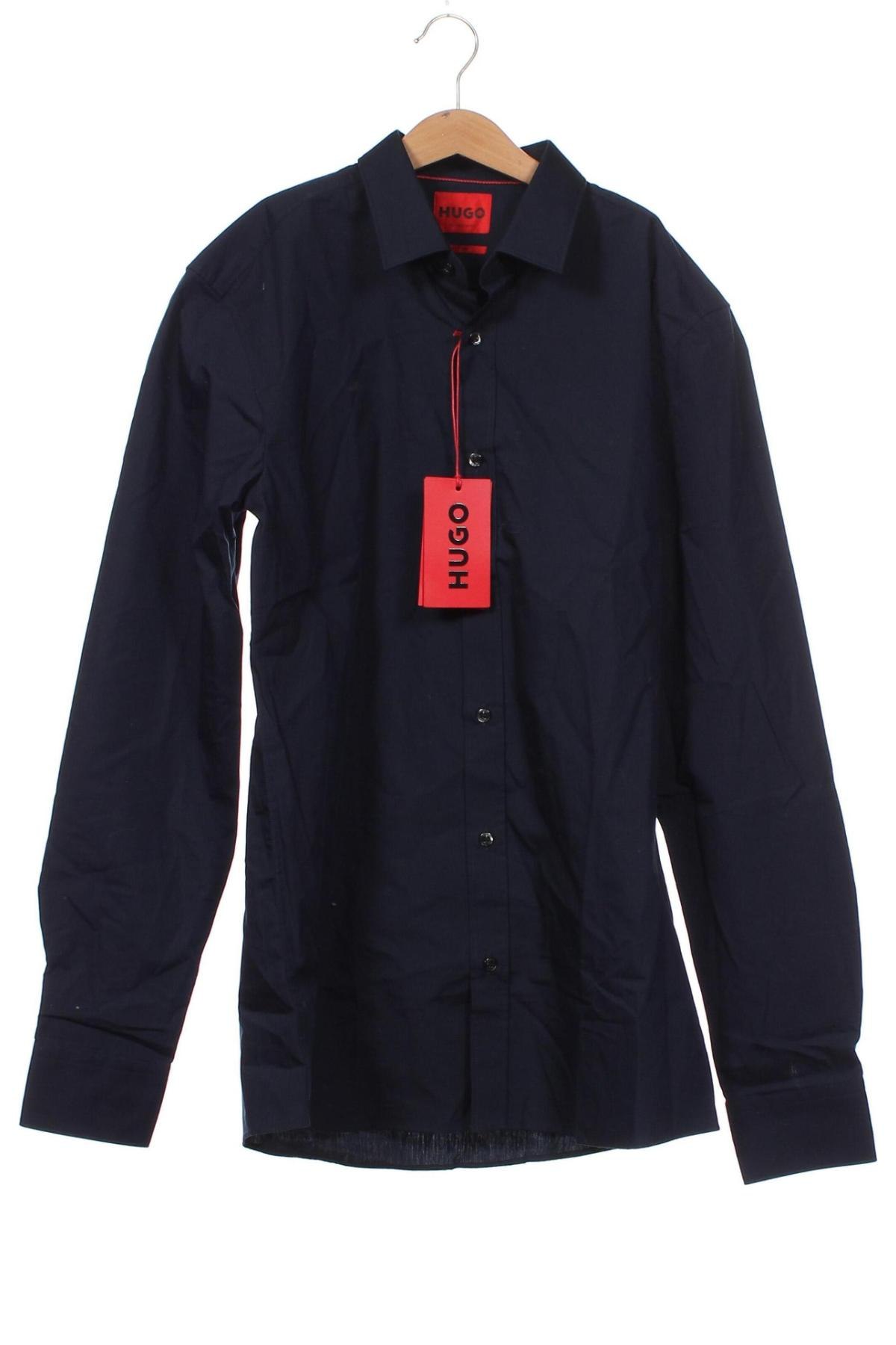 Ανδρικό πουκάμισο Hugo Boss, Μέγεθος S, Χρώμα Μπλέ, Τιμή 85,14 €