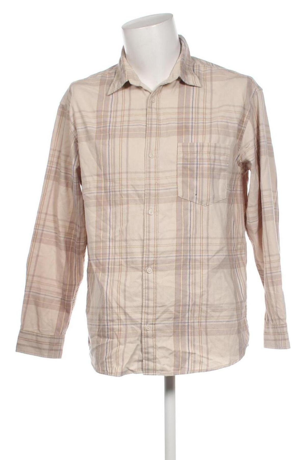 Мъжка риза Jack & Jones, Размер L, Цвят Бежов, Цена 33,32 лв.