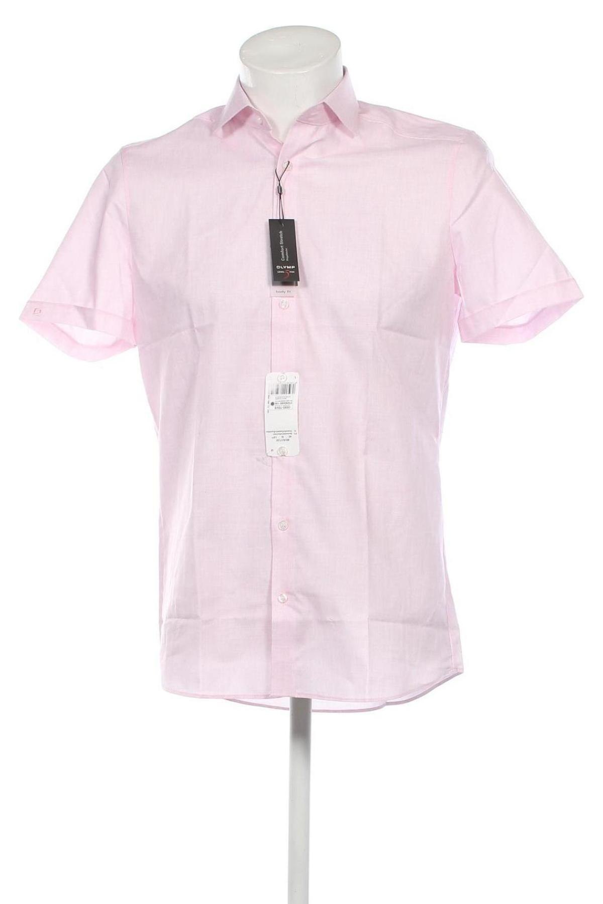 Мъжка риза Olymp, Размер M, Цвят Розов, Цена 30,60 лв.