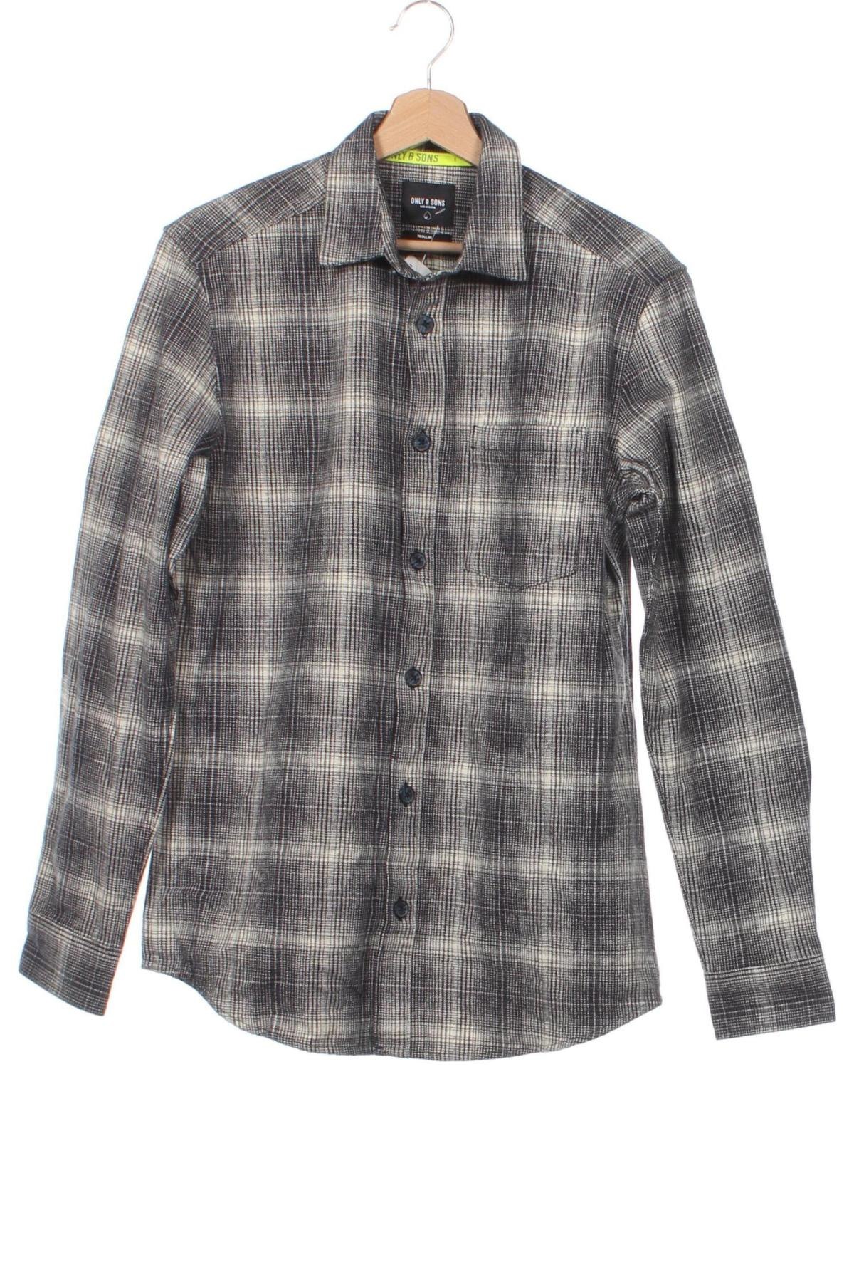 Ανδρικό πουκάμισο Only & Sons, Μέγεθος S, Χρώμα Πολύχρωμο, Τιμή 5,45 €