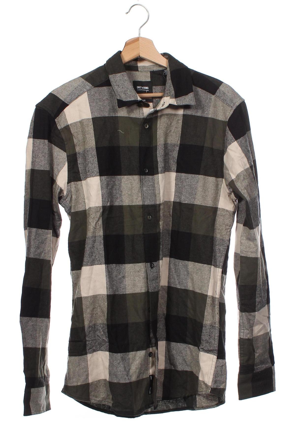 Ανδρικό πουκάμισο Only & Sons, Μέγεθος M, Χρώμα Πολύχρωμο, Τιμή 23,71 €
