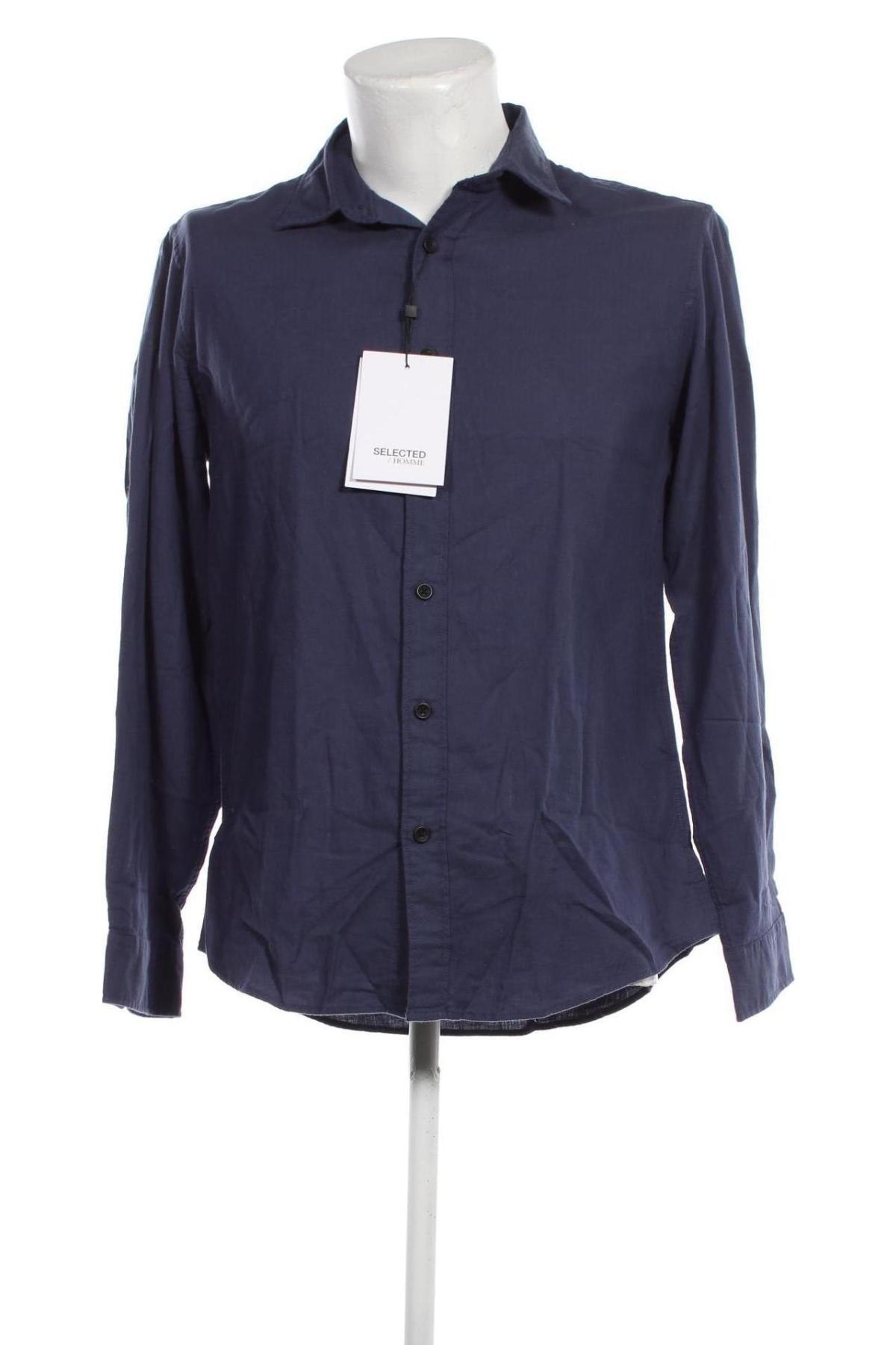 Pánská košile  Selected Homme, Velikost M, Barva Modrá, Cena  1 188,00 Kč