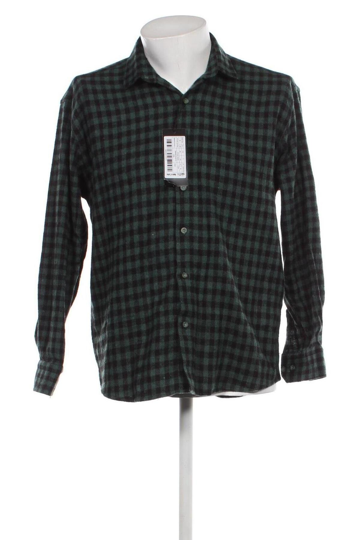 Мъжка риза Trendyol, Размер M, Цвят Зелен, Цена 12,24 лв.