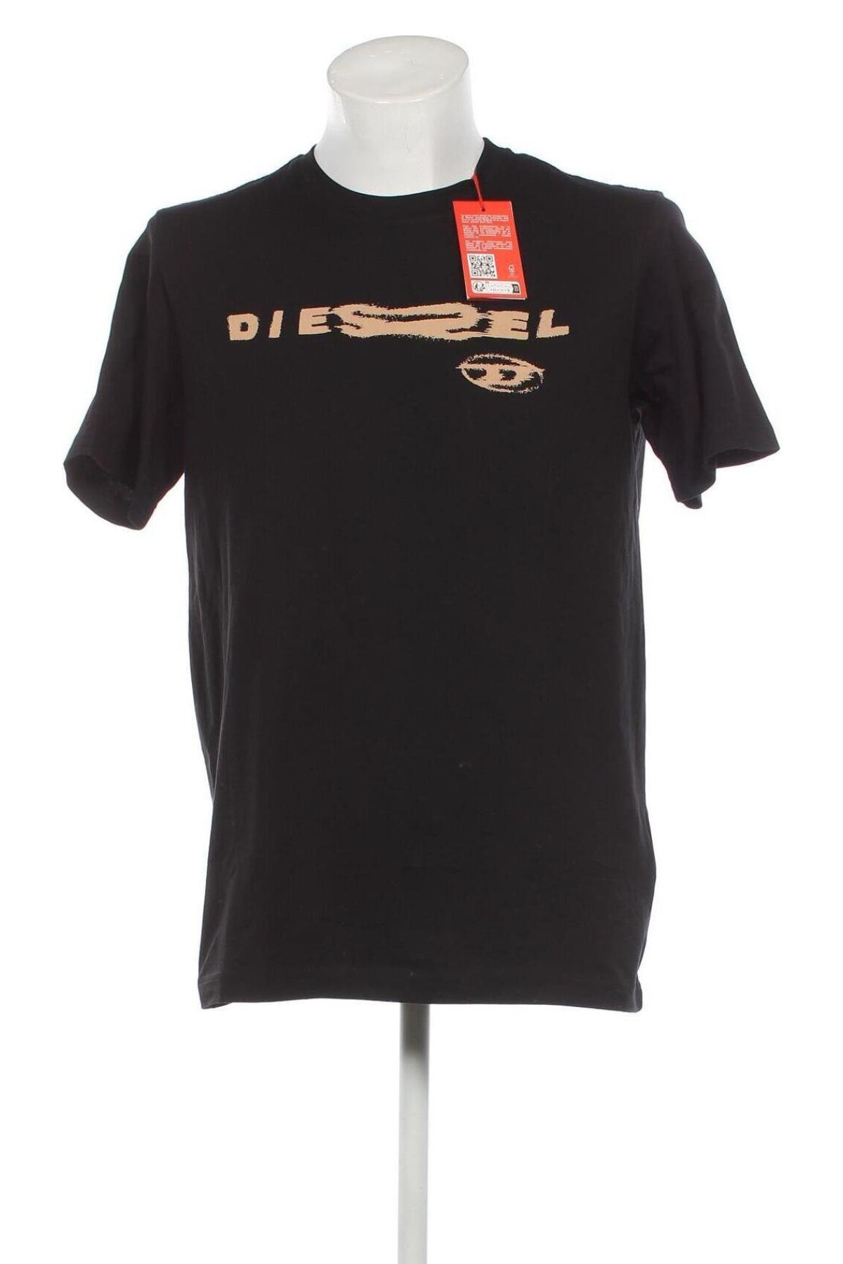 Ανδρικό t-shirt Diesel, Μέγεθος M, Χρώμα Μαύρο, Τιμή 90,47 €