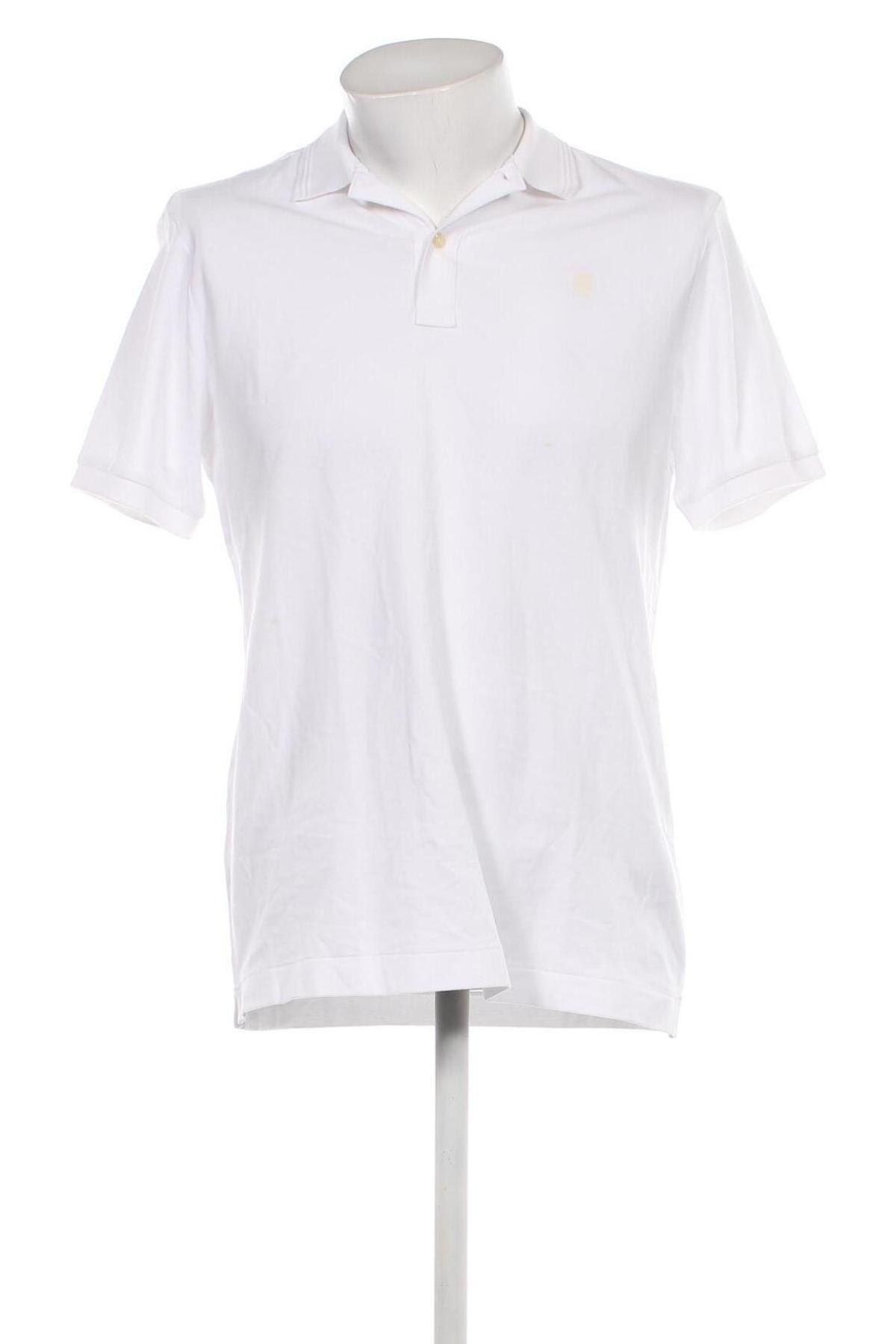 Herren T-Shirt G-Star Raw, Größe L, Farbe Weiß, Preis 27,84 €