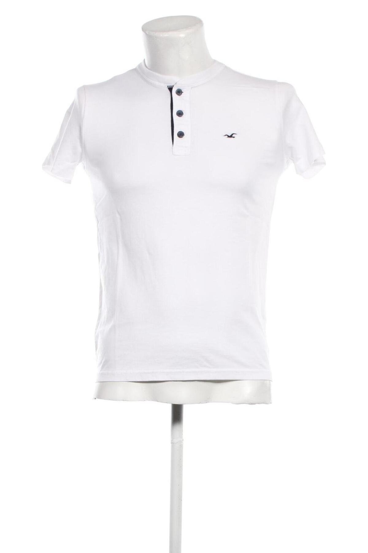 Ανδρικό t-shirt Hollister, Μέγεθος XS, Χρώμα Λευκό, Τιμή 14,95 €