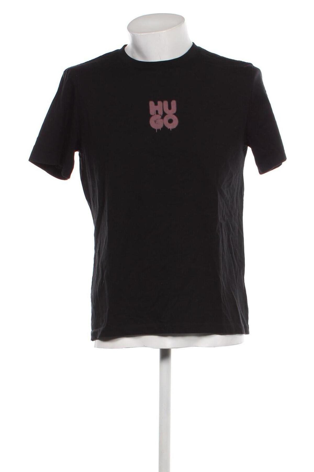 Tricou de bărbați Hugo Boss, Mărime M, Culoare Negru, Preț 345,39 Lei