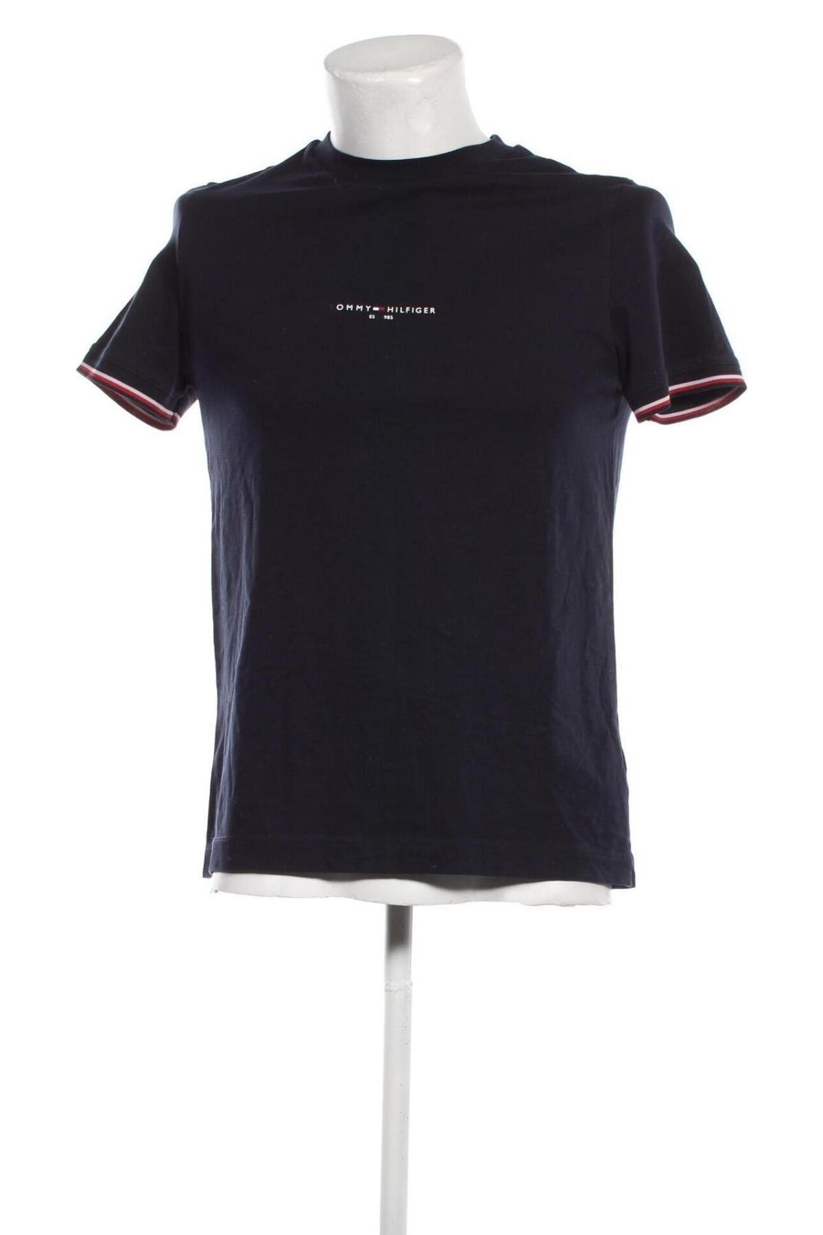 Мъжка тениска Tommy Hilfiger, Размер M, Цвят Син, Цена 61,20 лв.