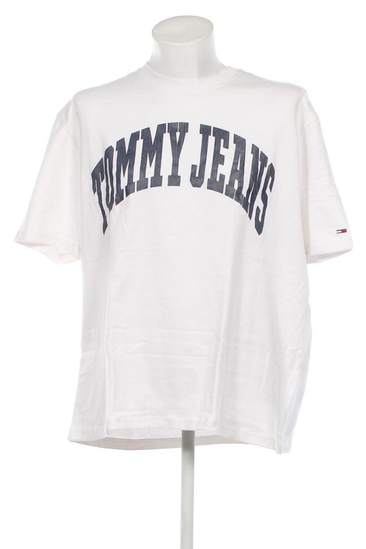 Férfi póló Tommy Jeans, Méret XL, Szín Fehér, Ár 14 376 Ft