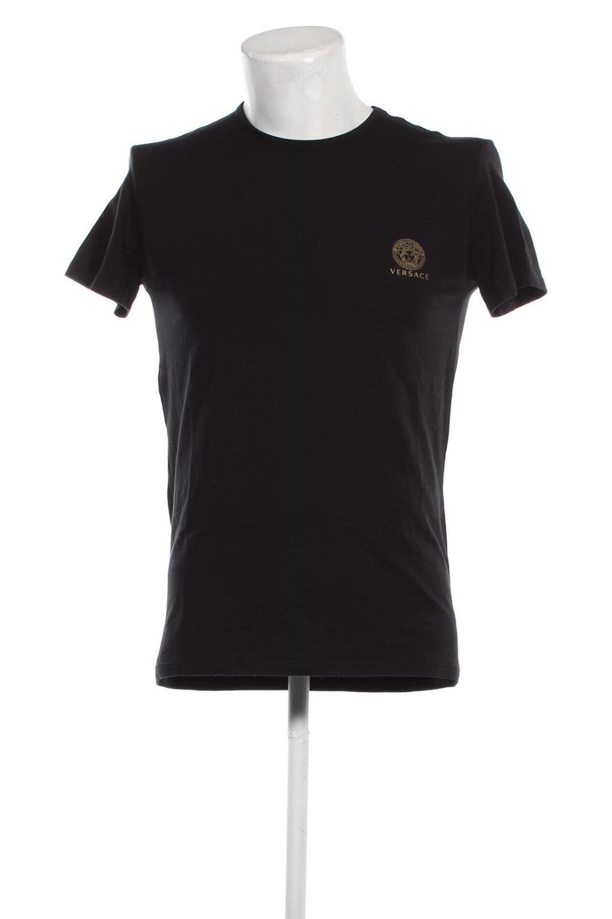 Мъжка тениска Versace, Размер M, Цвят Черен, Цена 254,32 лв.