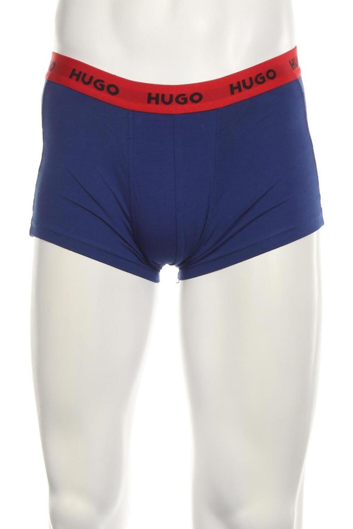 Boxeri bărbătești Hugo Boss, Mărime M, Culoare Albastru, Preț 88,26 Lei