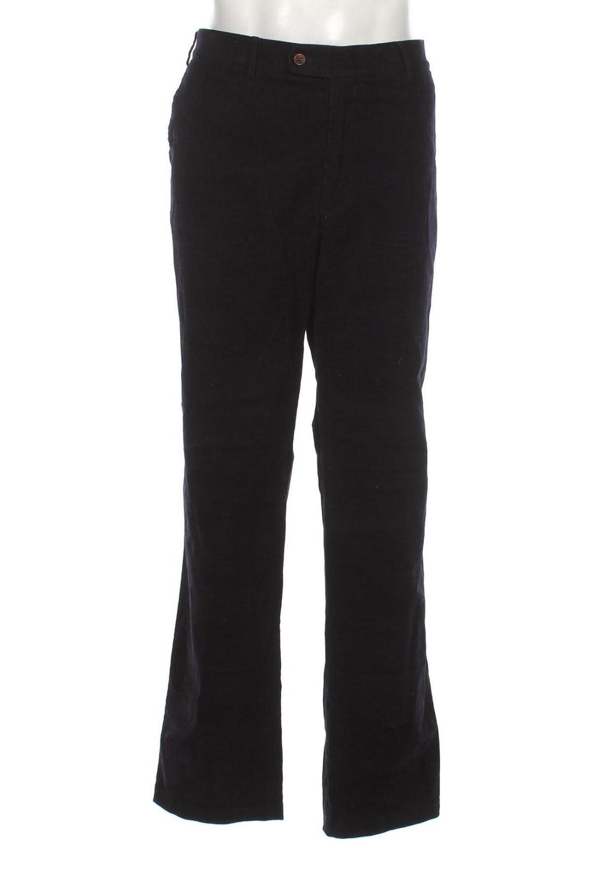 Pantaloni raiați de bărbați, Mărime XL, Culoare Albastru, Preț 95,39 Lei