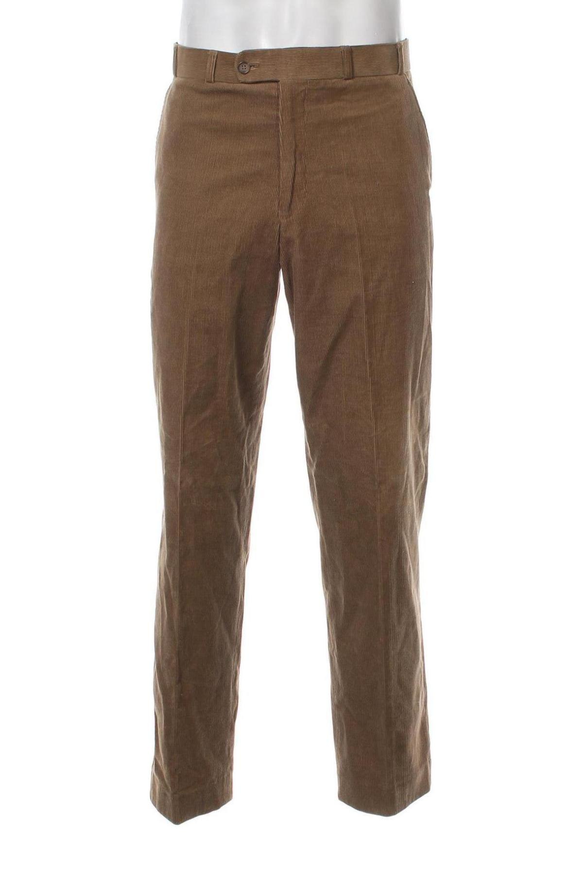 Pantaloni raiați de bărbați Angelo Litrico, Mărime M, Culoare Bej, Preț 19,08 Lei