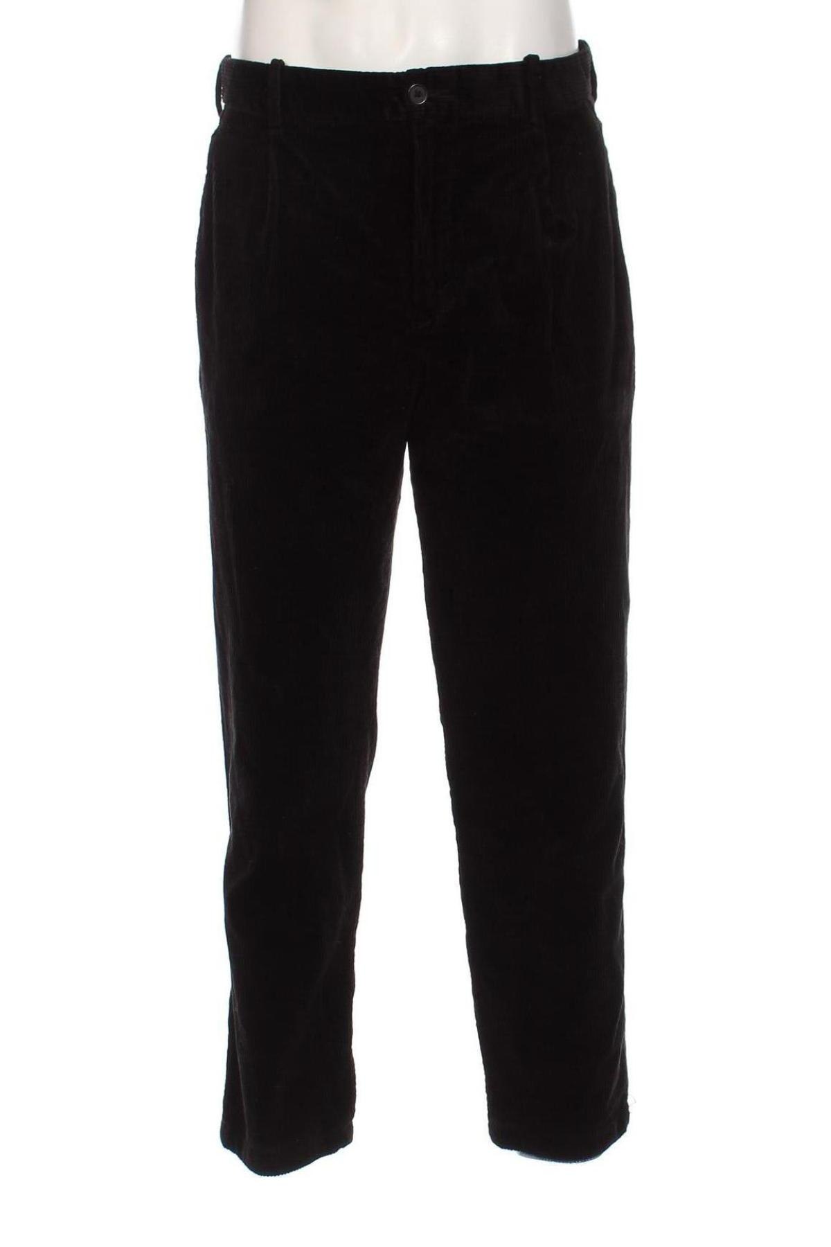 Ανδρικό κοτλέ παντελόνι H&M, Μέγεθος L, Χρώμα Μαύρο, Τιμή 4,31 €