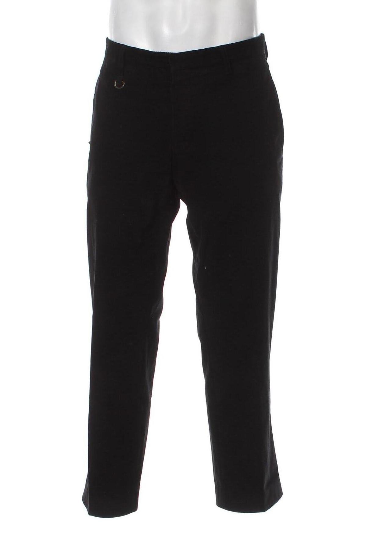 Pantaloni raiați de bărbați Toni Gard, Mărime L, Culoare Negru, Preț 36,19 Lei