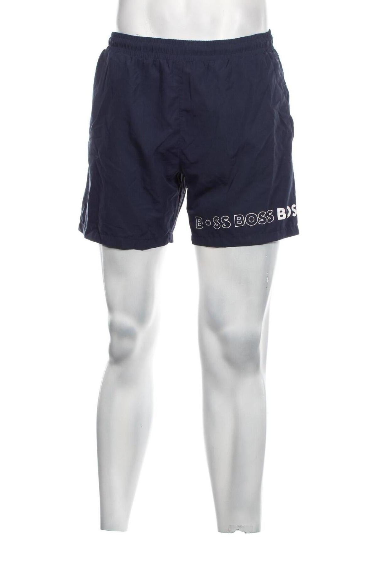 Pantaloni scurți de bărbați BOSS, Mărime M, Culoare Albastru, Preț 500,18 Lei