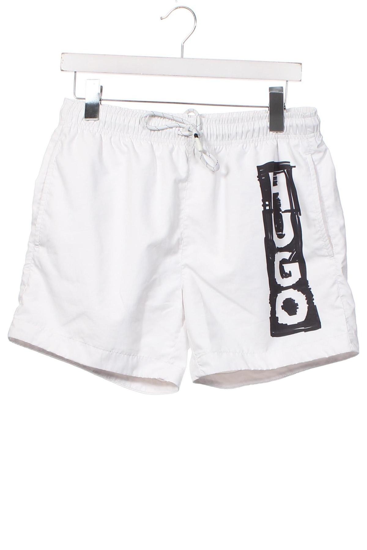 Pantaloni scurți de bărbați Hugo Boss, Mărime S, Culoare Alb, Preț 512,24 Lei