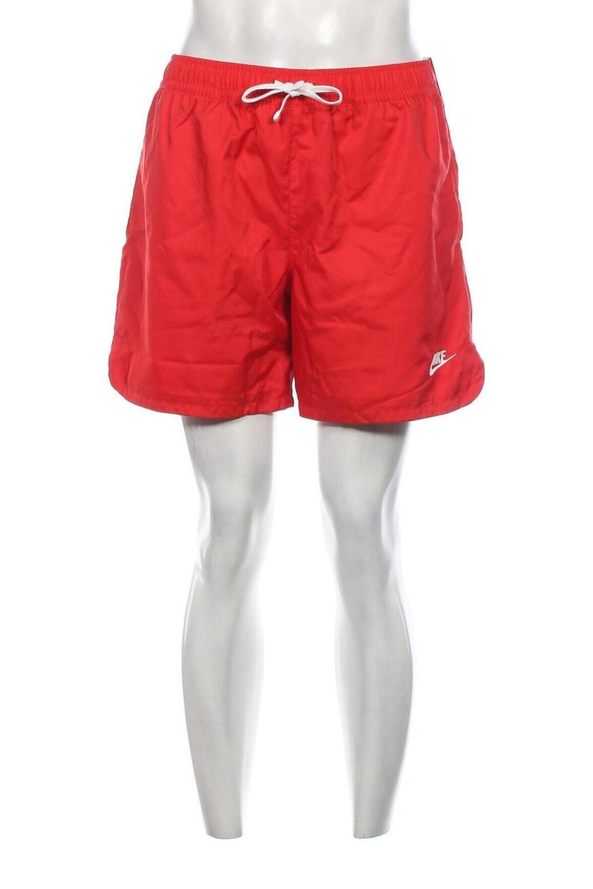 Мъжки къс панталон Nike, Размер M, Цвят Червен, Цена 72,00 лв.