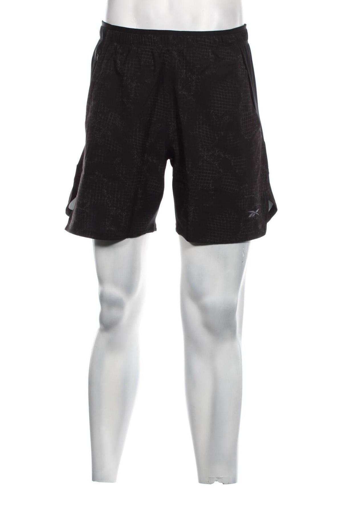 Мъжки къс панталон Reebok, Размер M, Цвят Черен, Цена 49,59 лв.