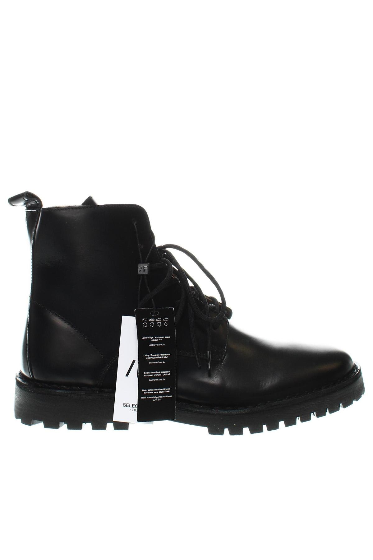 Ανδρικά παπούτσια Selected Homme, Μέγεθος 46, Χρώμα Μαύρο, Τιμή 74,77 €