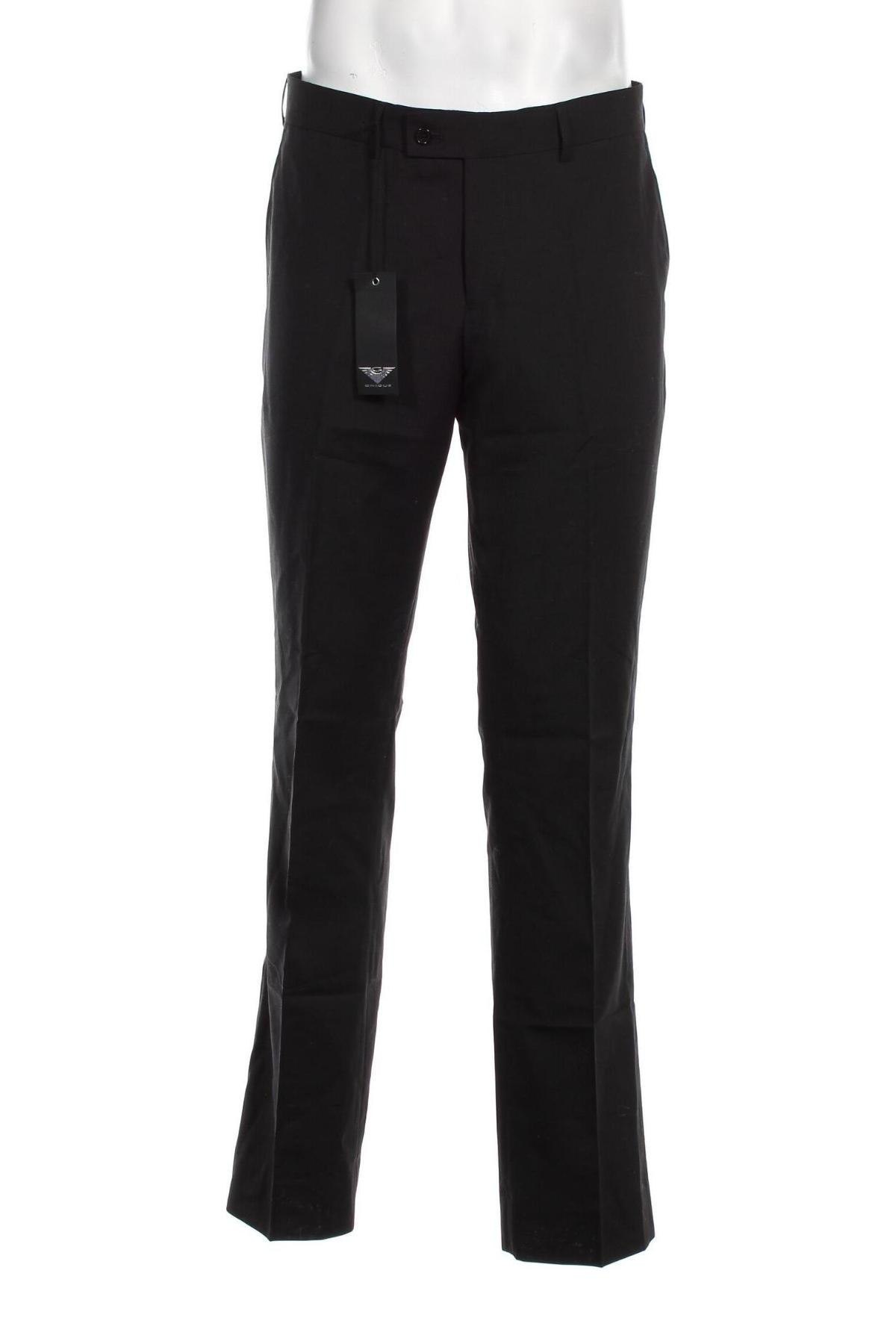 Ανδρικό παντελόνι Gnious, Μέγεθος L, Χρώμα Μαύρο, Τιμή 17,94 €