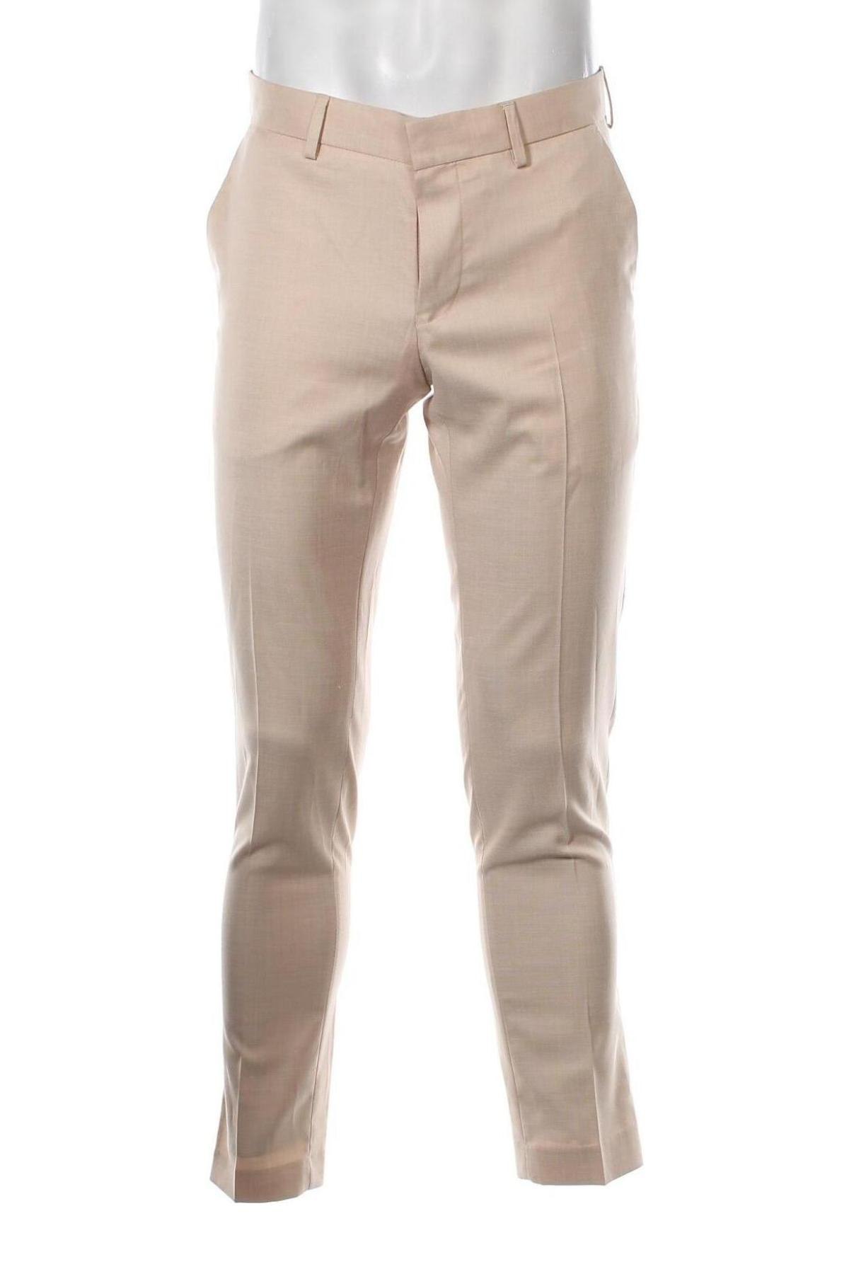 Мъжки панталон Isaac Dewhirst, Размер M, Цвят Бежов, Цена 22,62 лв.