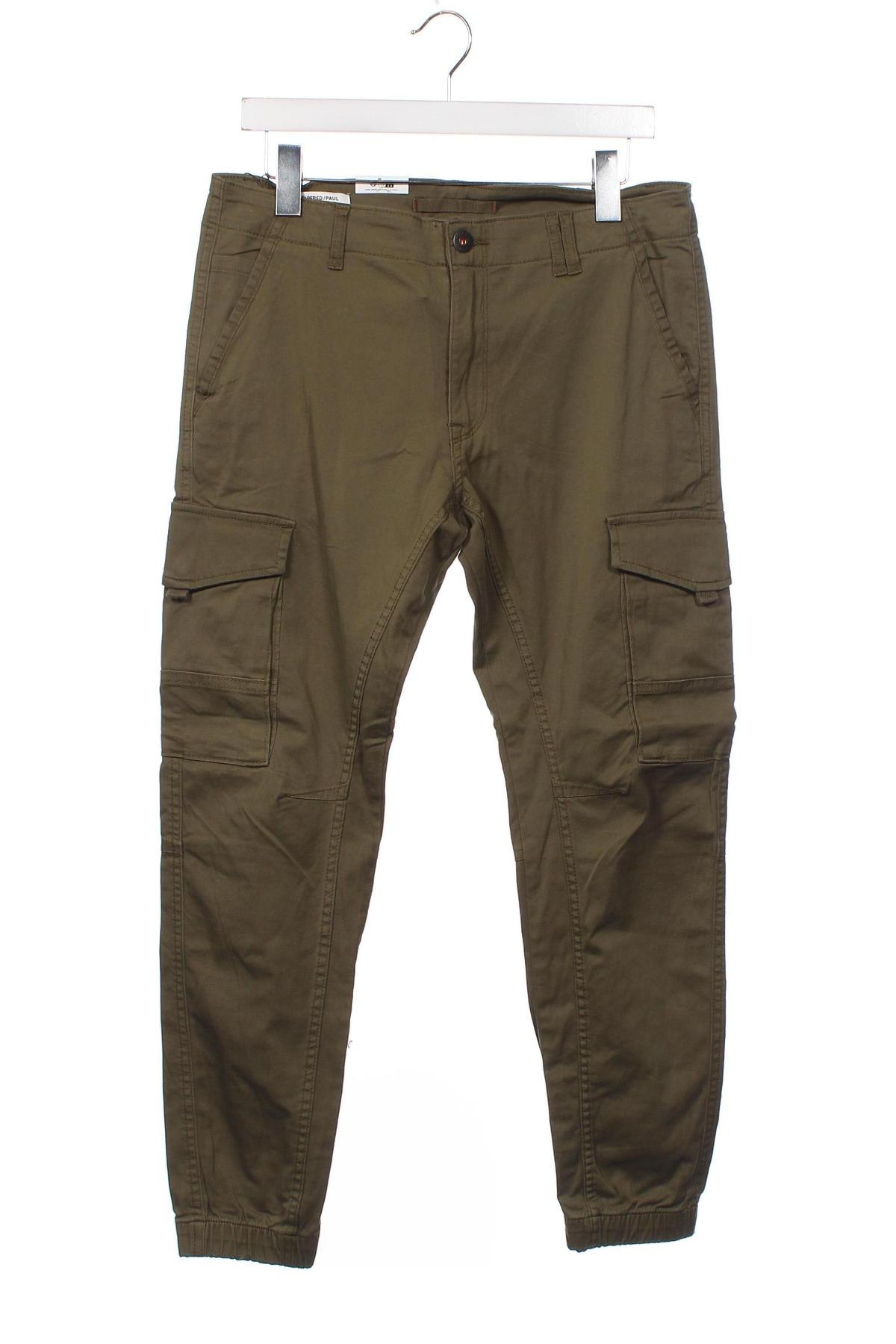 Ανδρικό παντελόνι Jack & Jones, Μέγεθος M, Χρώμα Πράσινο, Τιμή 42,27 €