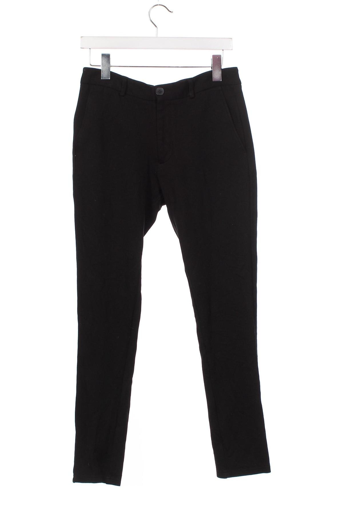 Мъжки панталон Jack & Jones, Размер S, Цвят Черен, Цена 22,68 лв.
