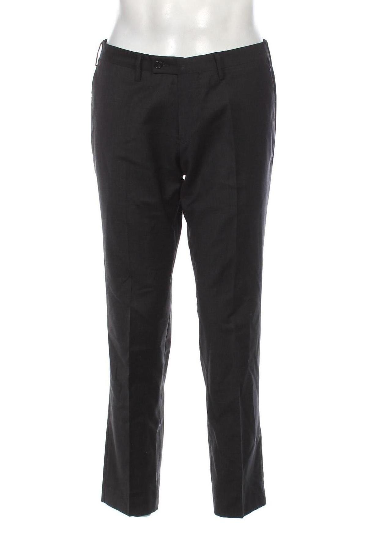 Pantaloni de bărbați Lanficio F.lli Cerruti, Mărime M, Culoare Gri, Preț 23,68 Lei