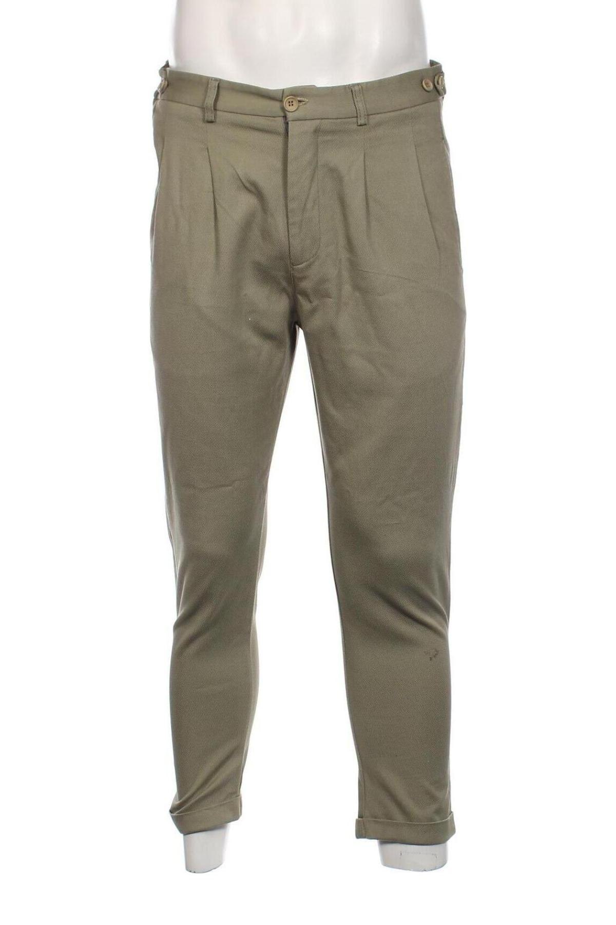 Pantaloni de bărbați No Name, Mărime M, Culoare Verde, Preț 95,39 Lei