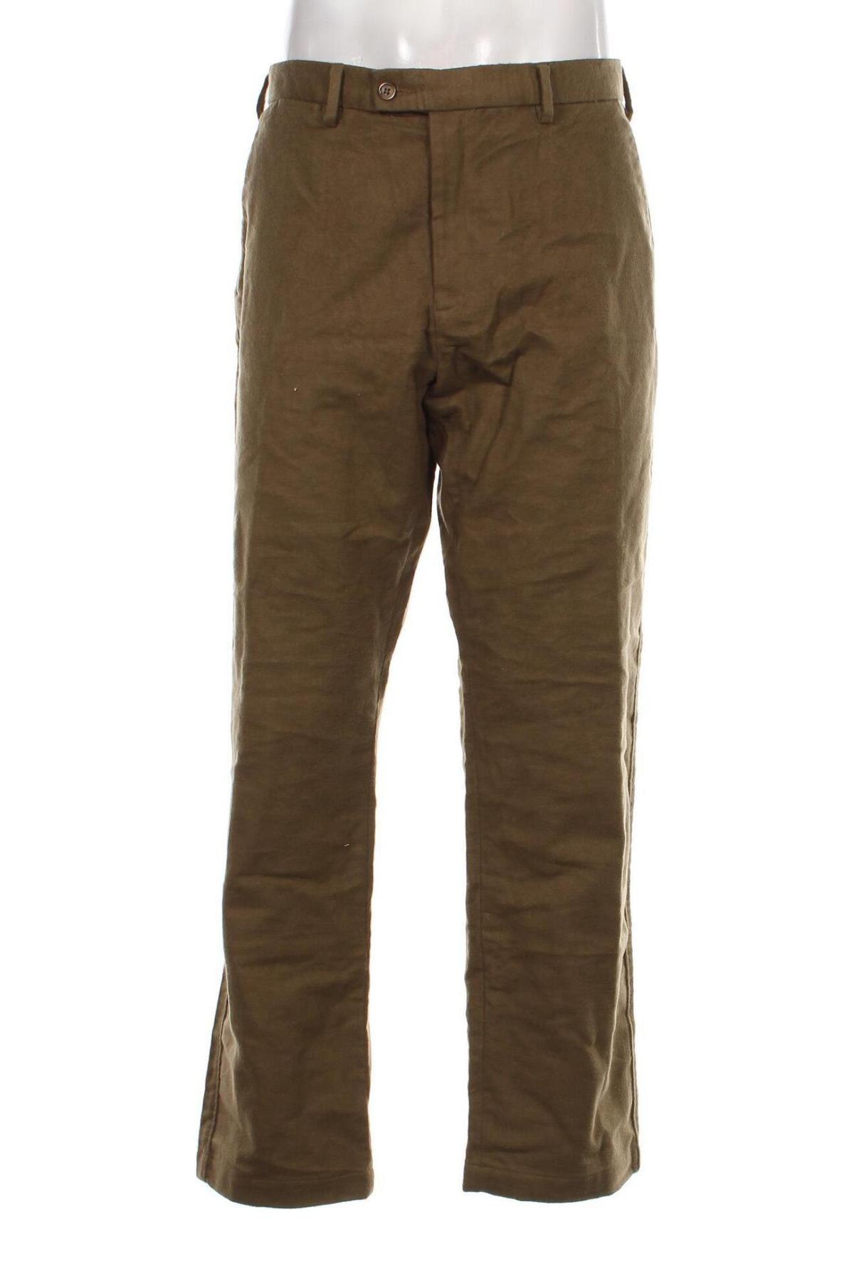 Pantaloni de bărbați Samuel Windsor, Mărime L, Culoare Verde, Preț 19,57 Lei