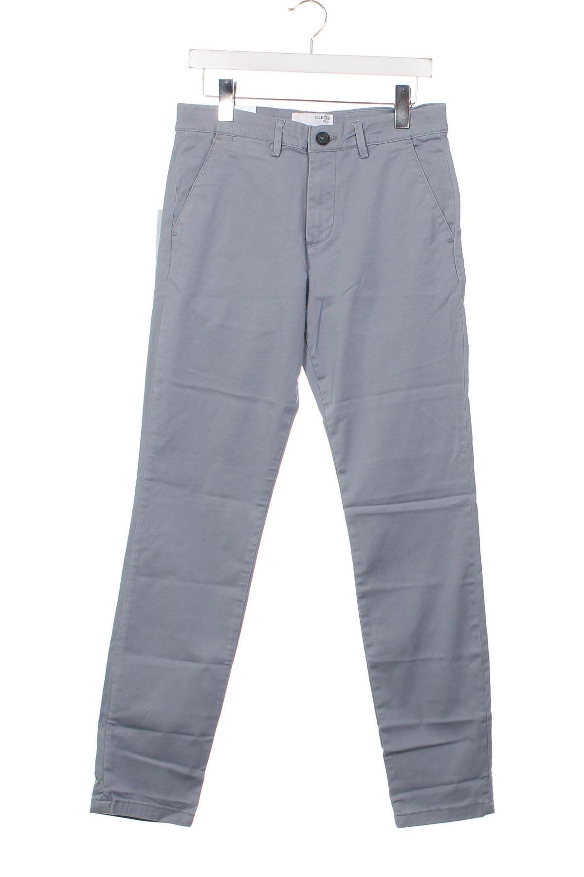 Pantaloni de bărbați Selected Homme, Mărime S, Culoare Gri, Preț 312,50 Lei