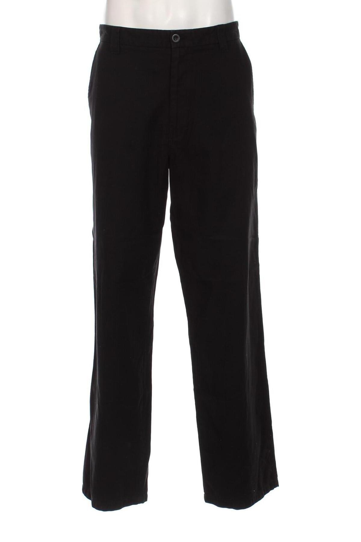 Pantaloni de bărbați Van Heusen, Mărime L, Culoare Negru, Preț 22,20 Lei