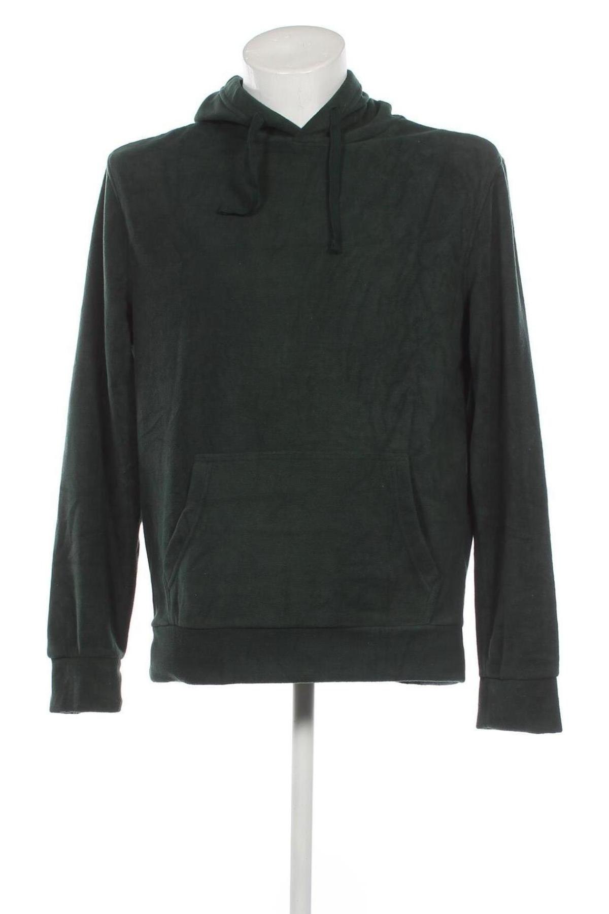 Herren Fleece Sweatshirt  C&A, Größe L, Farbe Grün, Preis 7,67 €