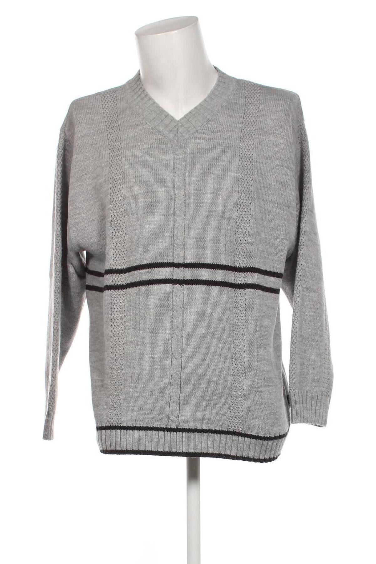 Ανδρικό πουλόβερ, Μέγεθος XL, Χρώμα Γκρί, Τιμή 5,38 €