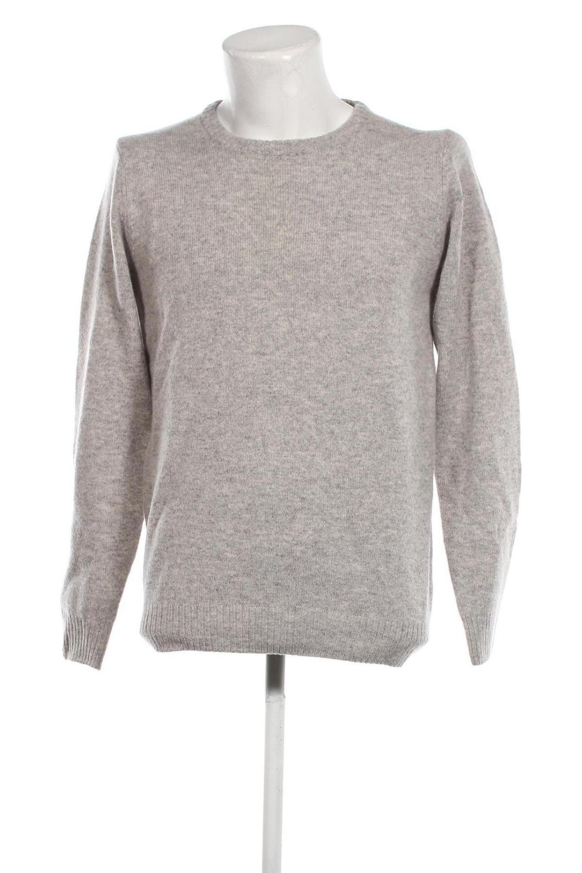 Herrenpullover Dressmann, Größe M, Farbe Grau, Preis 16,70 €