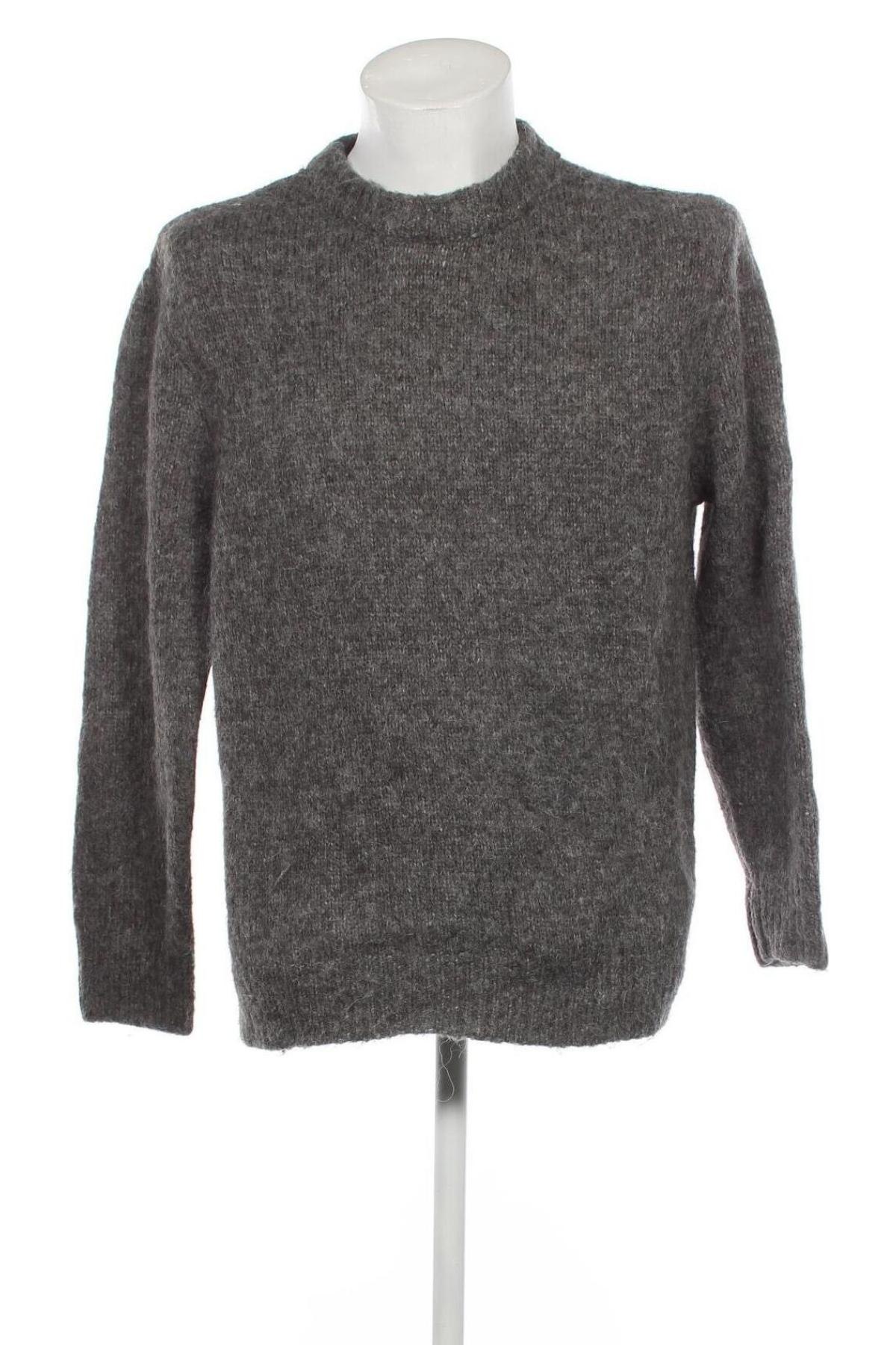 Мъжки пуловер H&M, Размер L, Цвят Сив, Цена 15,37 лв.