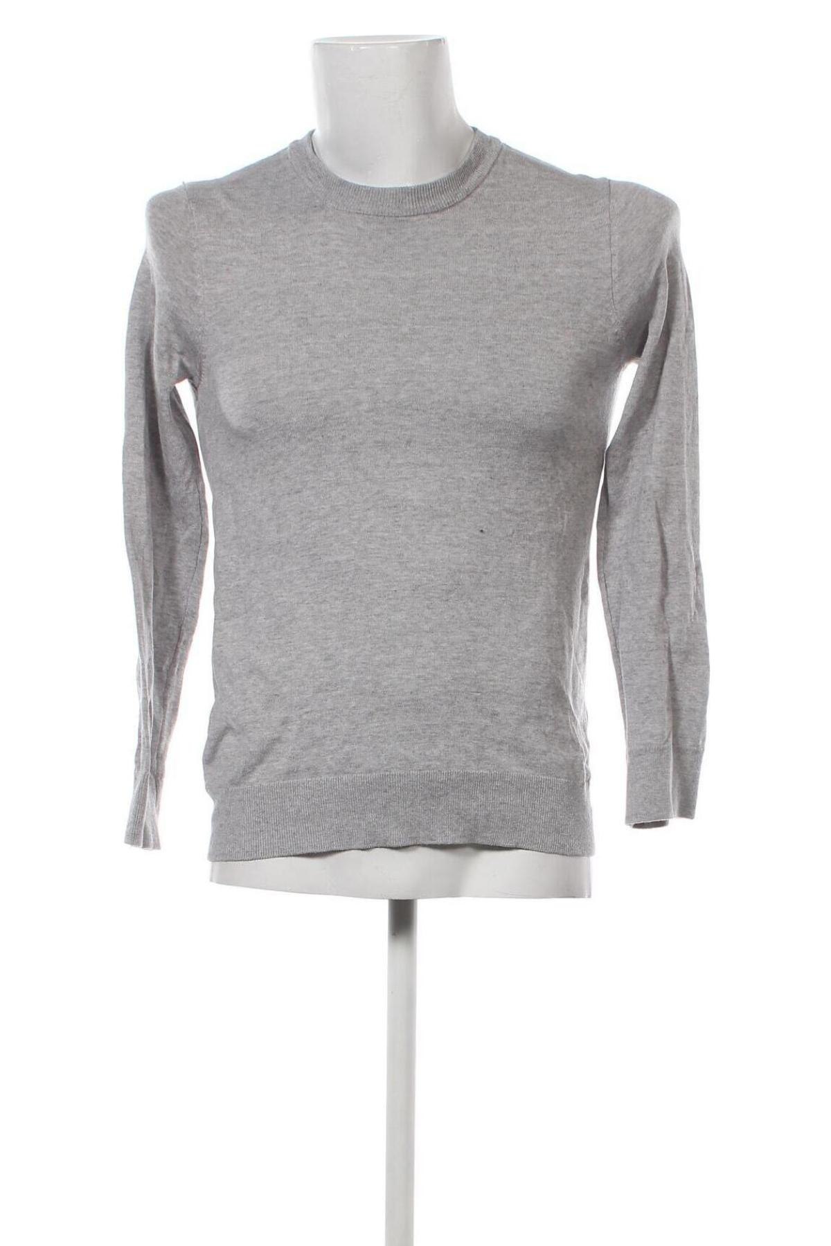 Мъжки пуловер H&M, Размер S, Цвят Сив, Цена 9,86 лв.