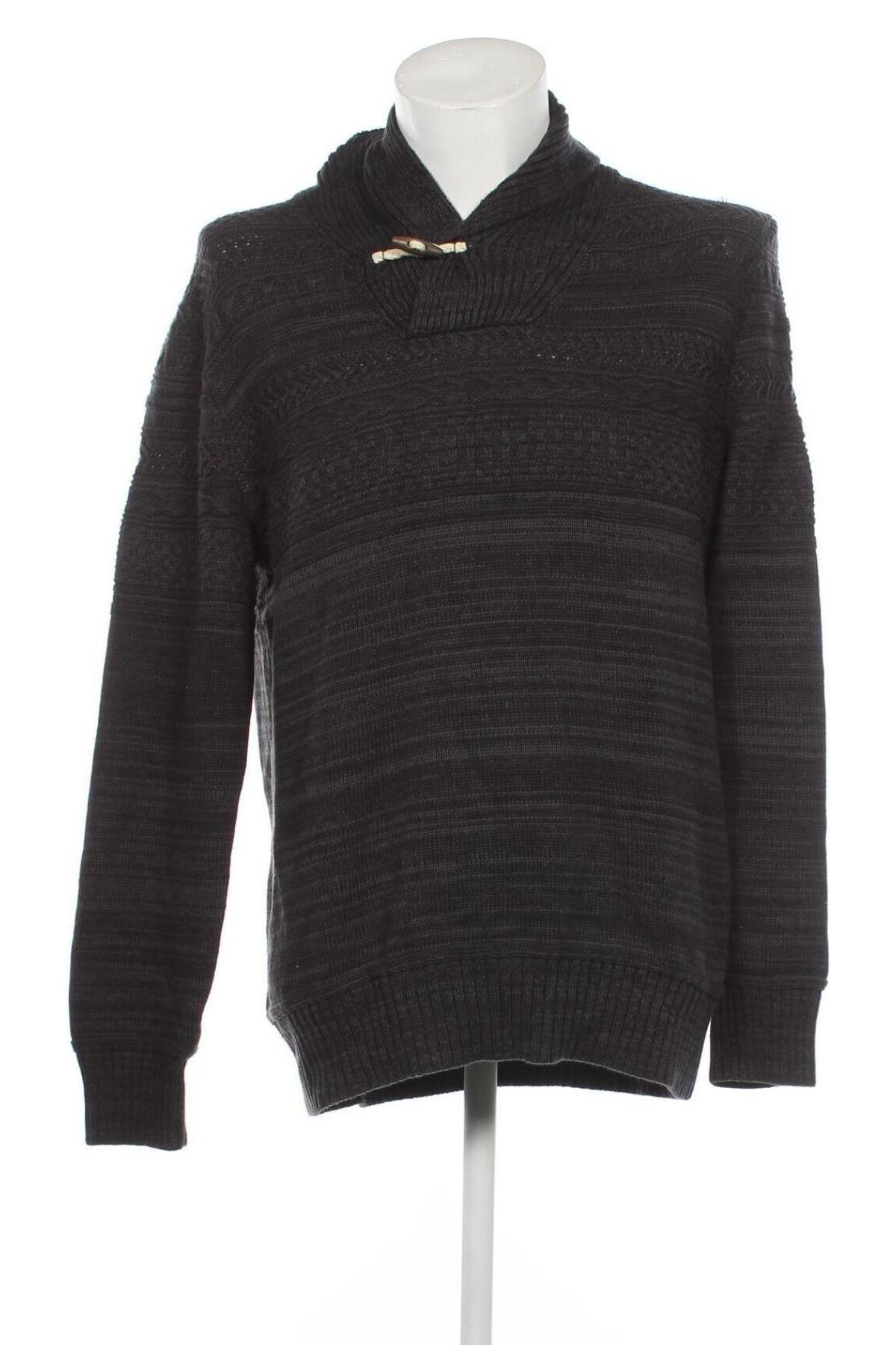 Мъжки пуловер H&M L.O.G.G., Размер XL, Цвят Сив, Цена 29,00 лв.