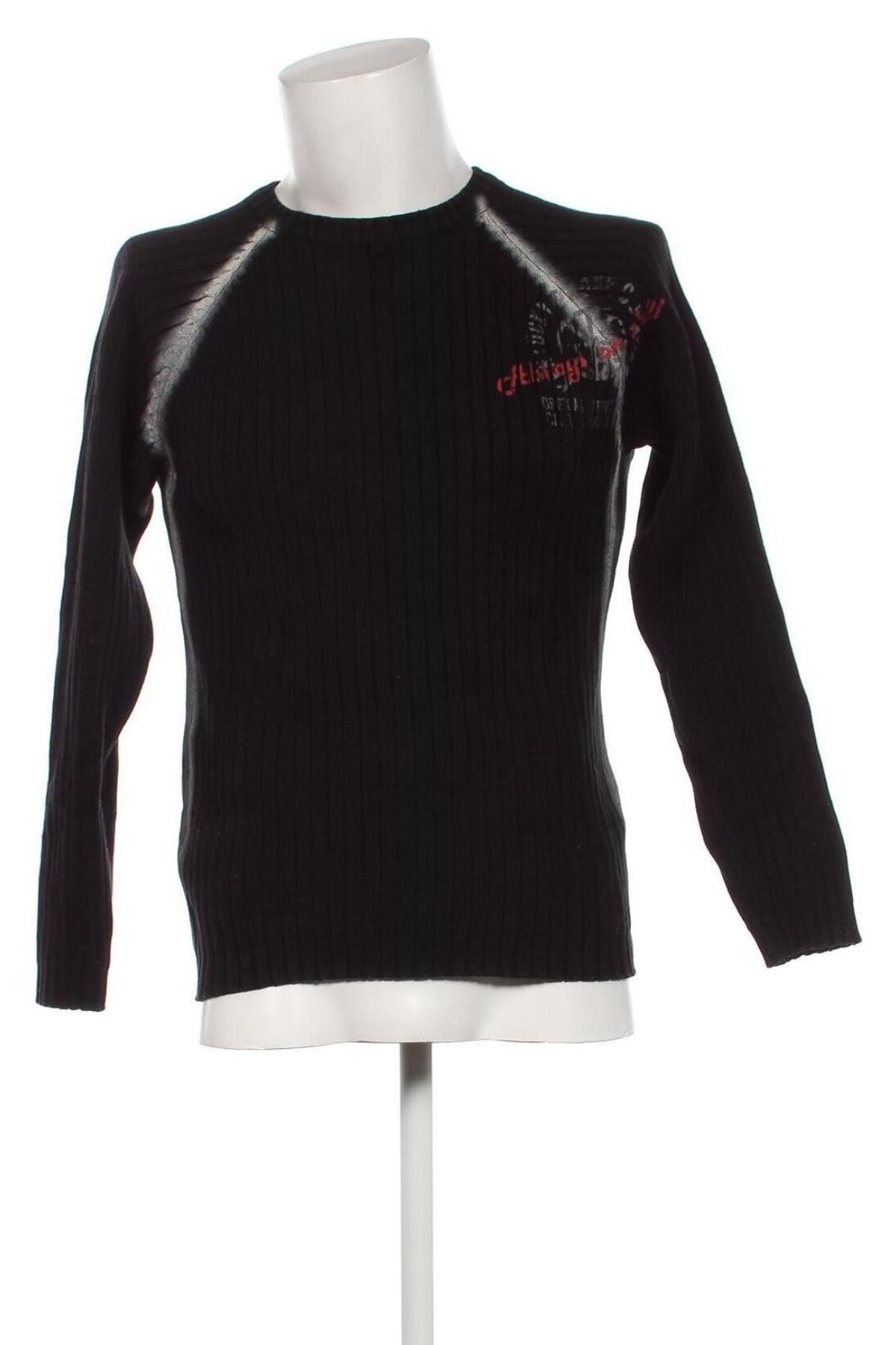 Мъжки пуловер Jack & Jones, Размер M, Цвят Черен, Цена 12,00 лв.