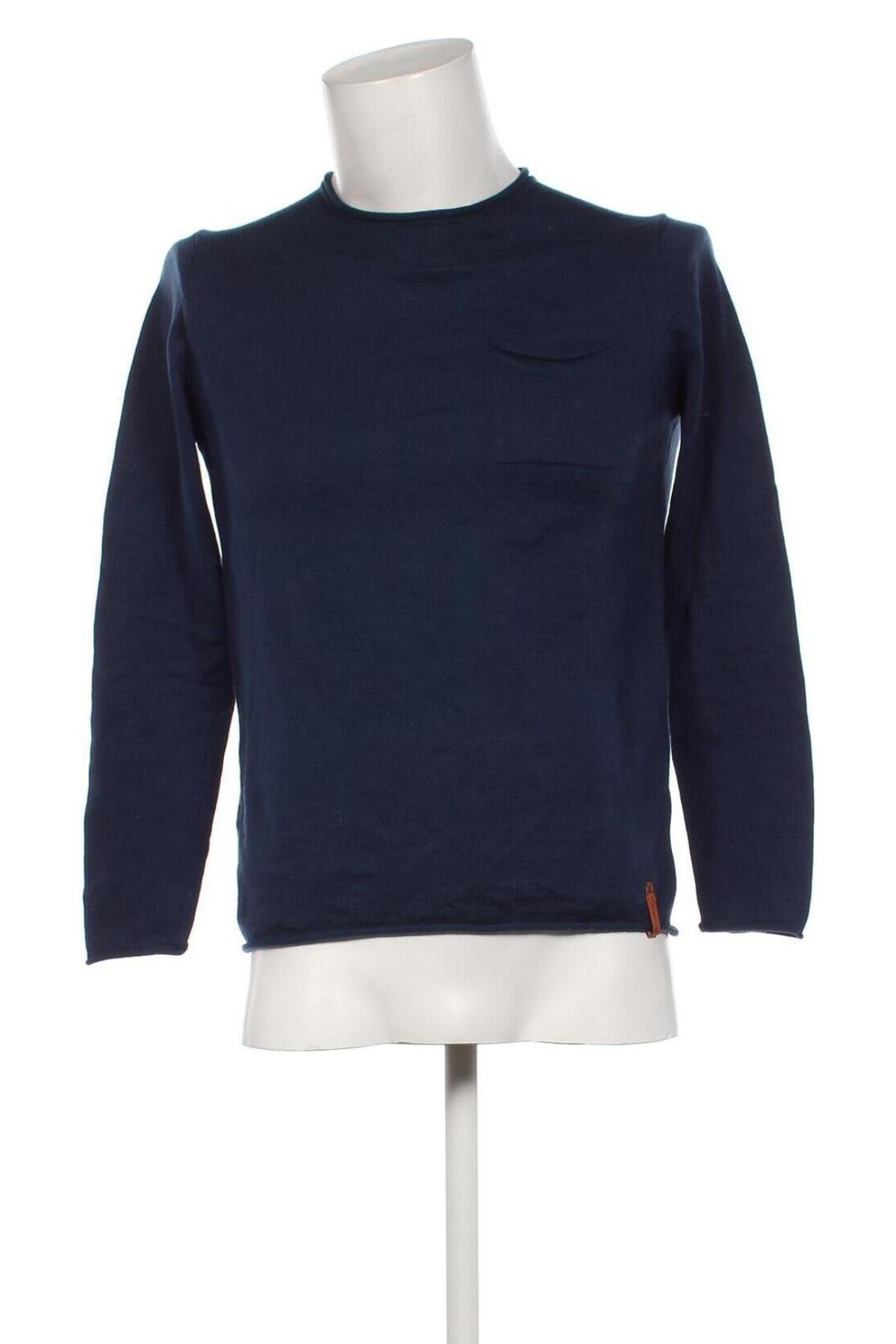 Ανδρικό πουλόβερ Knowledge Cotton Apparel, Μέγεθος S, Χρώμα Μπλέ, Τιμή 21,23 €